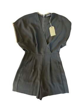AllSaints Reid Black Playsuit